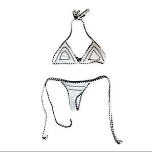 Tribal Print Bikini - Black and White